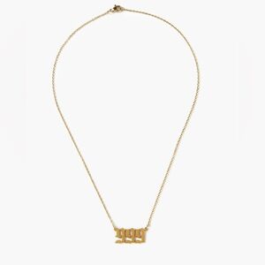 999 Angel Number Gold Necklace 💛